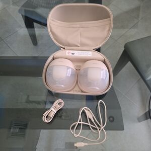 Eufy Beige Wireless Earbuds with Charging Case